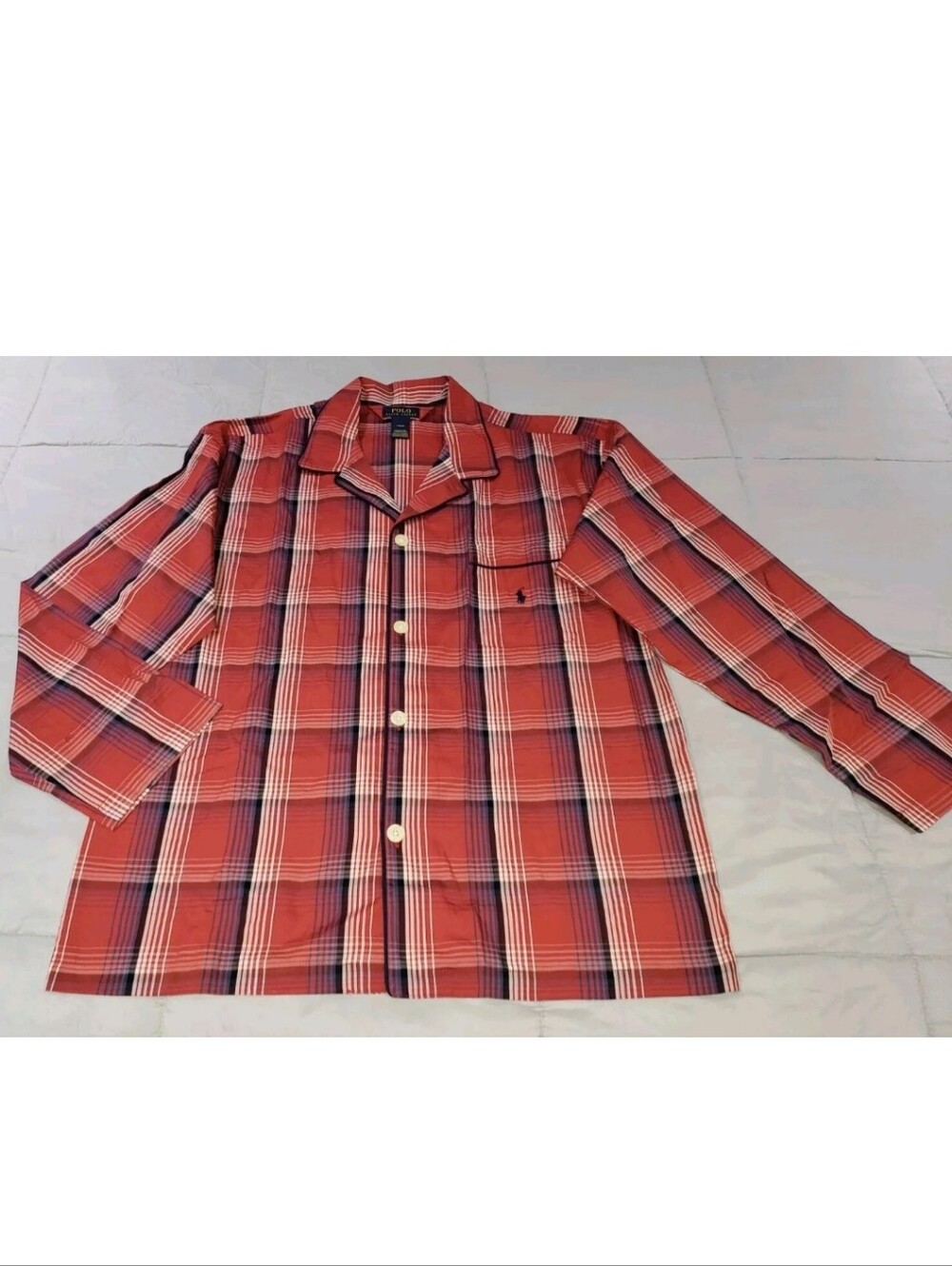 Polo Ralph Lauren Long Sleeve Pajama Shirt Size Large NWT
